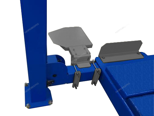 Кронштейн 150 16 000 (RAL 5005) для стенда C803 (для 4-стоечного подъемника, комплект)