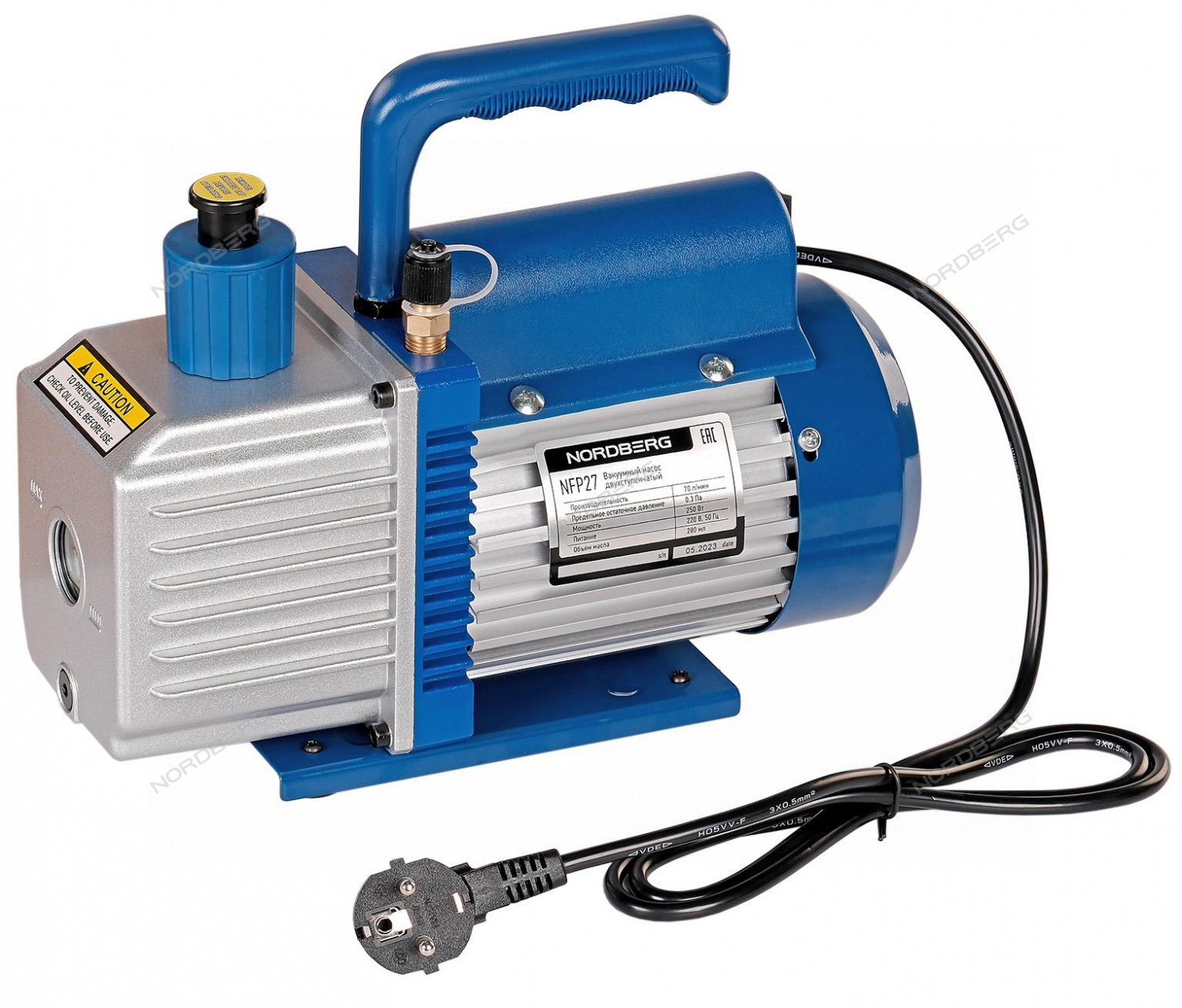 Вакуумный насос двухступенчатый, 70 л/мин