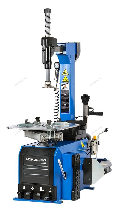 Станок шиномонтажный автомат, двухскоростной, взрывная накачка, 380 В, синий