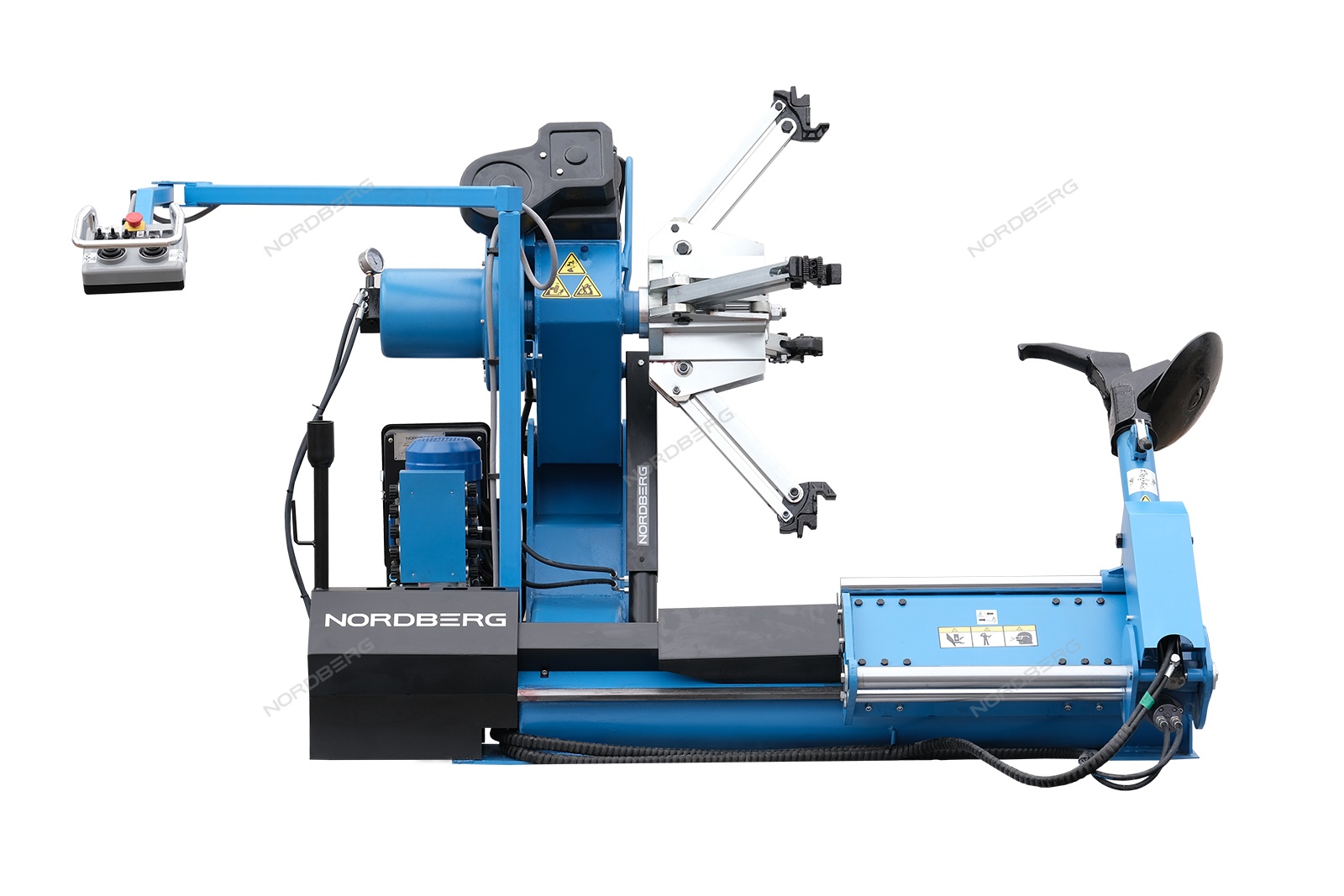 Станок шиномонтажный для грузовых автомобилей 14"-42", с пультом на штанге, 380V, синий