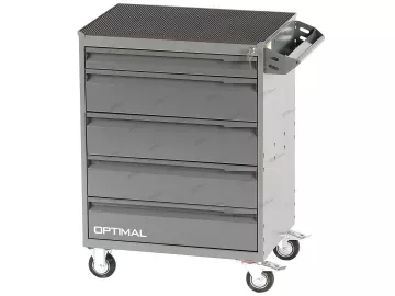 Тележка инструментальная, 5 выдвижных ящиков