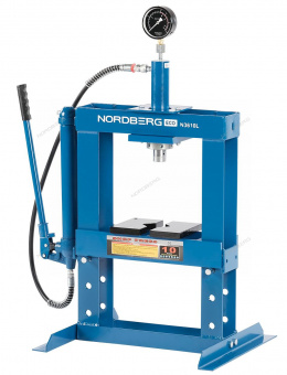 Пресс гидравлический 10т, ручной насос, настольный