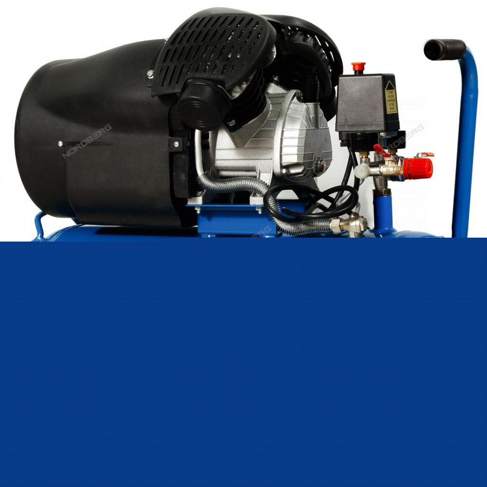 Компрессор поршневой V-образный 220 В, ресивер 50 л, 410 л/мин