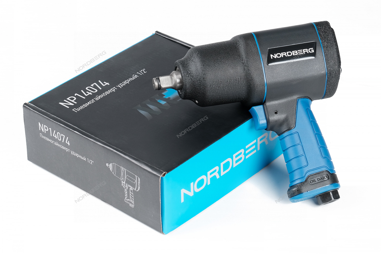 Пневмогайковерт ударный 1/2", 745 Нм