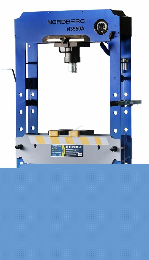 Пресс гидравлический PRO, 50 т, пневмопривод