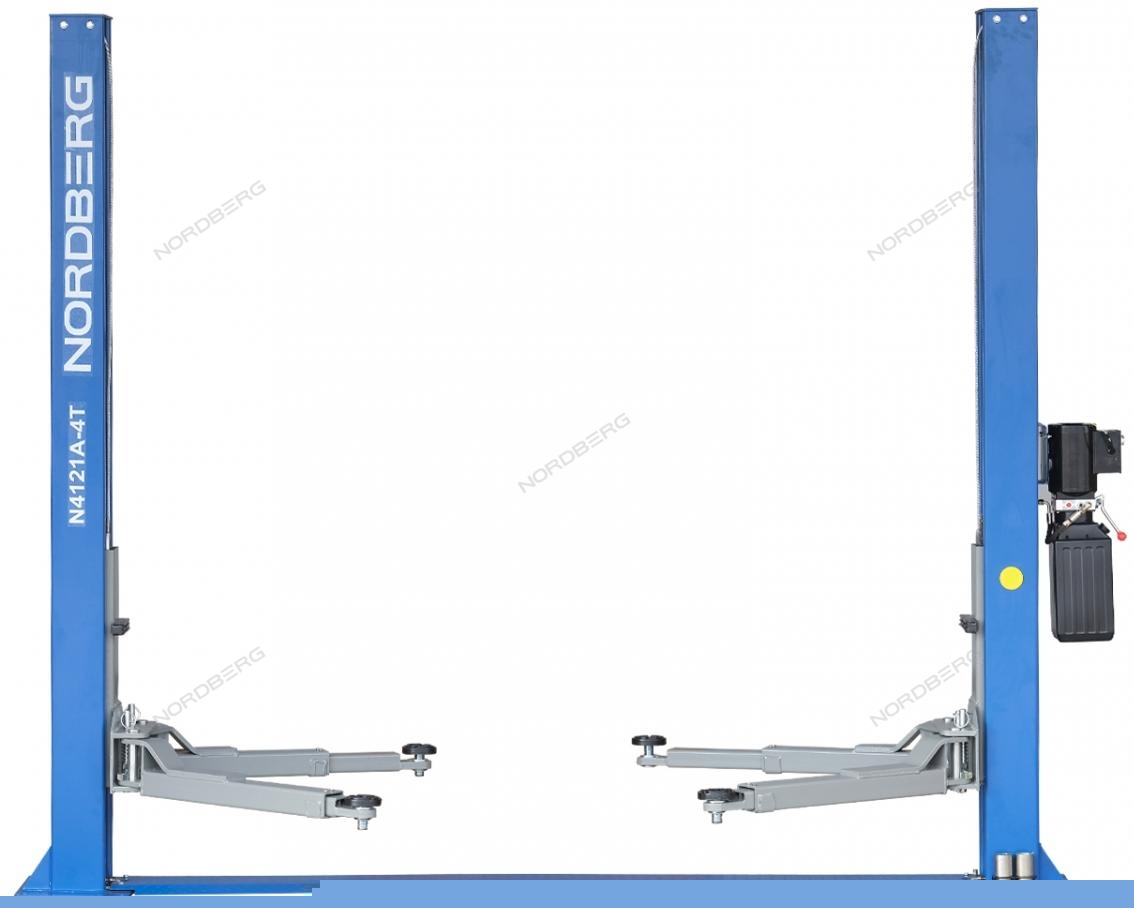 Подъемник двухстоечный 4 т, асимметричный, 220 В