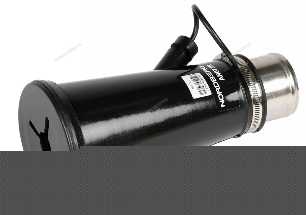 Насадка резиновая круглая на шланг D=75мм