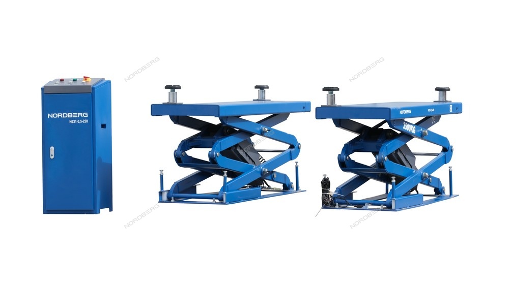 Подъемник ножничный низкопрофильный 3,0т 380В