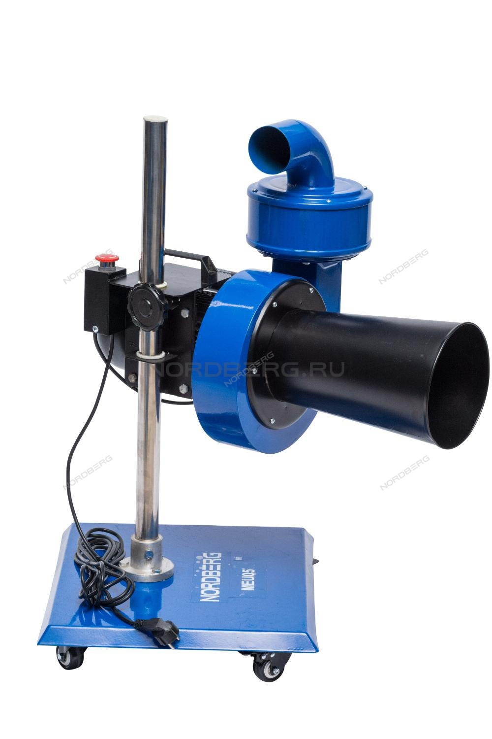 Установка мобильная для сбора выхлопных газов, 220 В, 0,5 кВт