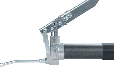 Шприц двухплунжерный для густой смазки, с переключением плунжеров, 400 мл