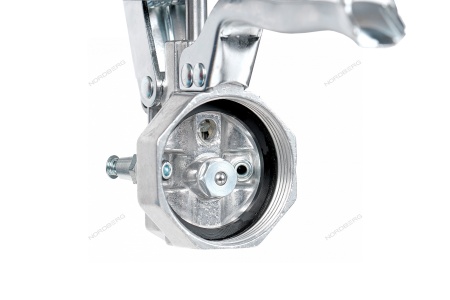 Шприц плунжерный для густой смазки, с телескопической ручкой, 400 мл