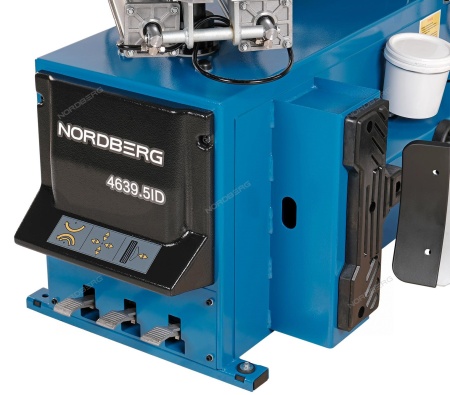 Станок шиномонтажный 380V п/автомат, 2х скор, стол с накладками, синий