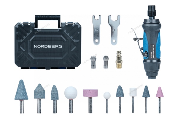 Пневмобормашинка с комплектом насадок
