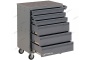 Тележка инструментальная, 6 выдвижных ящиков (RAL 7012/7015)