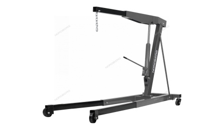 Кран гидравлический двухплунжерный, 3 т, серый