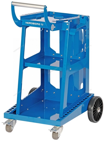 Тележка для сварочного аппарата, синяя