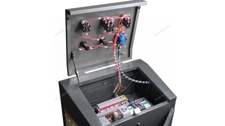 Подъемник ножничный 3,5 т, с встроенными адаптерами для SUV авто, 220 В, серый