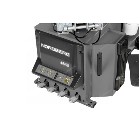 Станок шиномонтажный 380V автомат, 2х скор, стол с накладками, серый