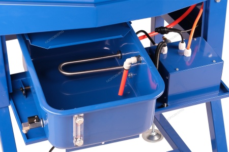 Установка для мойки деталей с подогревом, закрытая