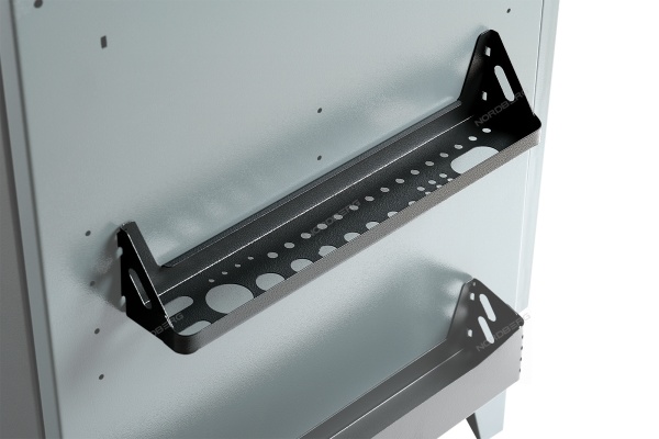 Карман перфорированный серый (RAL 7012)