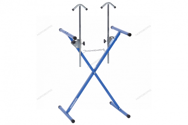 Стенд для покраски деталей Х-образный с регулируемыми держателями