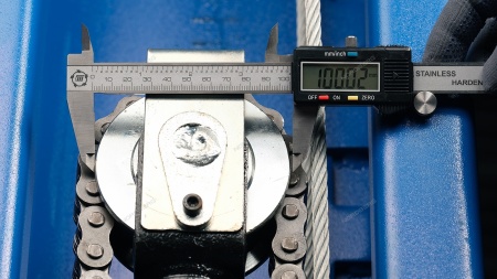 Подъемник 220V 2х стоечный 4т (синий)