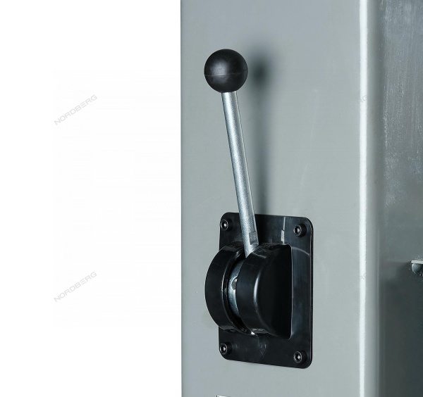 Подъемник двухстоечный 5 т, верхняя синхронизация, 380 В, серый