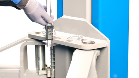 Подъемник 220V 2х стоечный 4т (синий)