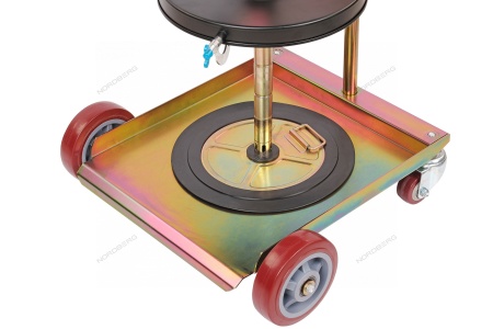 Установка пневматическая для раздачи густой смазки из бочек 20-60 л, с тележкой