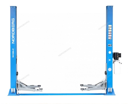 Подъемник двухстоечный 4 т, 220 В, синий