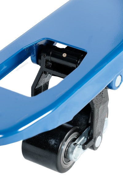 Тележка складская гидравлическая 2,5 т, усиленная, с ПУ колесами (ПРОСЛЕЖИВАЕМАЯ)