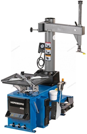 Станок шиномонтажный 380V п/автомат, 2х скор, стол с накладками, синий