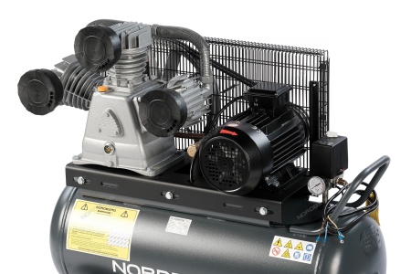 Компрессор поршневой с ременной передачей 380 В, ресивер 100 л, 950 л/мин