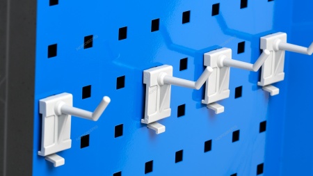 Тележка инструментальная с системой защиты от опрокидывания (серая)