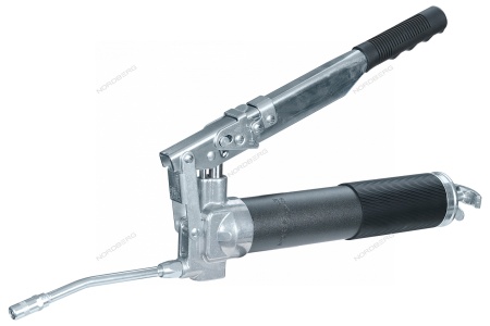 Шприц двухплунжерный для густой смазки, с переключением плунжеров, 400 мл