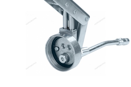 Шприц двухплунжерный для густой смазки, 400 мл