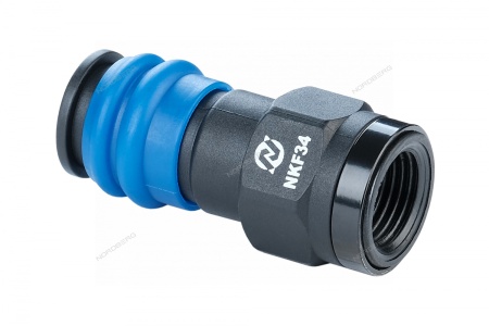 Разъем композитный "мама" быстросъемный - резьба F1/2"