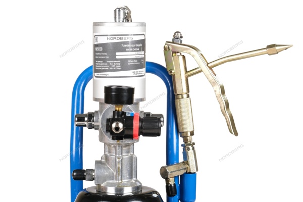 Установка пневматическая для раздачи густой смазки с баком 20 л