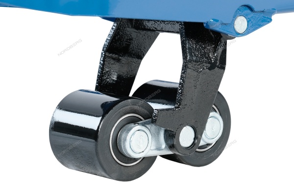 Тележка складская гидравлическая 2,5 т, с резиновыми колесами