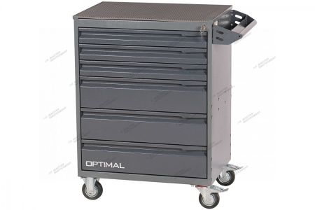 Тележка инструментальная, 6 выдвижных ящиков (RAL 7012/7015)