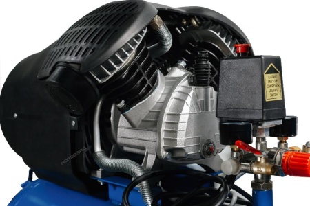 Компрессор поршневой V-образный 220 В, ресивер 50 л, 410 л/мин