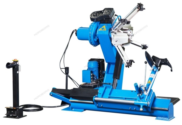 Станок шиномонтажный для грузовых машин, односкоростной, 14-42", 380 В, синий