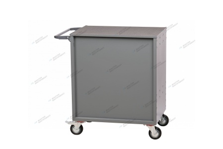 Тележка инструментальная, 6 выдвижных синих ящиков (RAL 7012/5005)