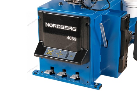 Станок шиномонтажный 380V п/автомат, 2х скор, стол с накладками, синий