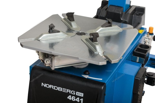 Станок шиномонтажный автомат, односкоростной, зажимы 14-26", синий, 220В