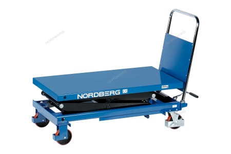 Стол подъемный гидравлический 680 кг, двойные ножницы