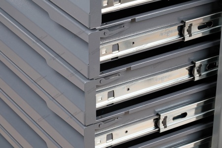 Тележка инструментальная, 7 выдвижных ящиков (RAL 7012/7015)