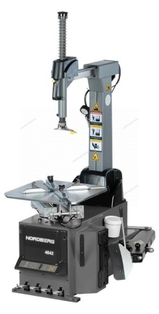 Станок шиномонтажный 380V автомат, 2х скоростн, зажимы 14-27", серый