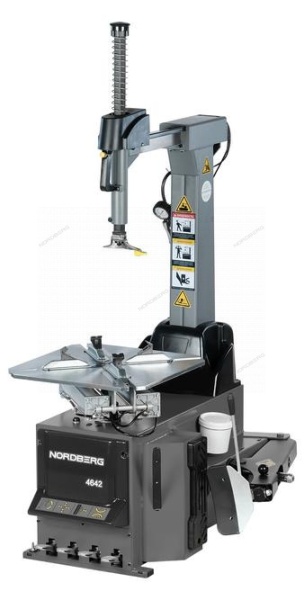 Станок шиномонтажный 380V автомат, 2х скоростн, зажимы 14-27", серый