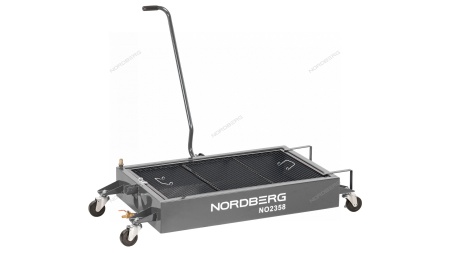 Емкость для сбора масла на колесах, 58 л, серая